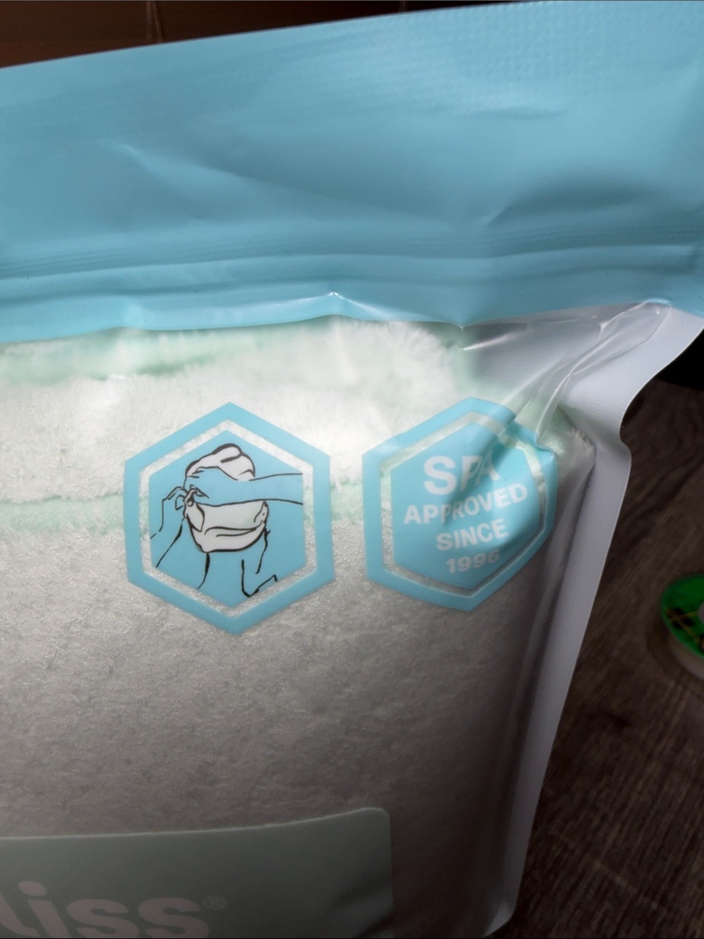 🍄5 for $35🍄 Bliss Mint Green Microfiber Hair Towel Wrap - Picture 2 of 7